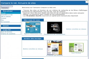 1ère version de Compare Le Net