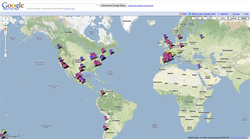 La propagation de la grippe porcine illustrée en temps réel dans Google Maps