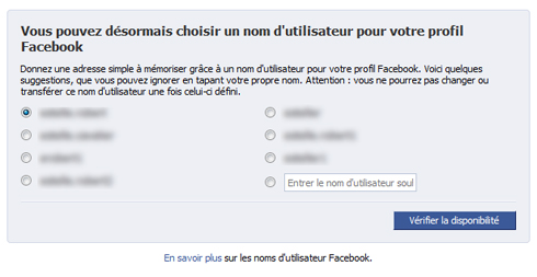 Choisir un nom d’utilisateur pour votre profil Facebook