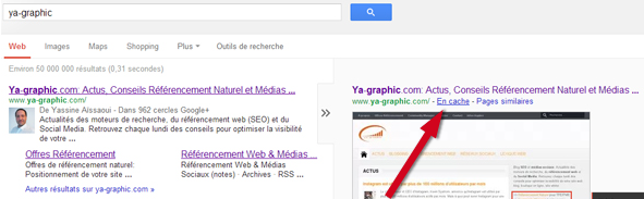 Cache de Google 