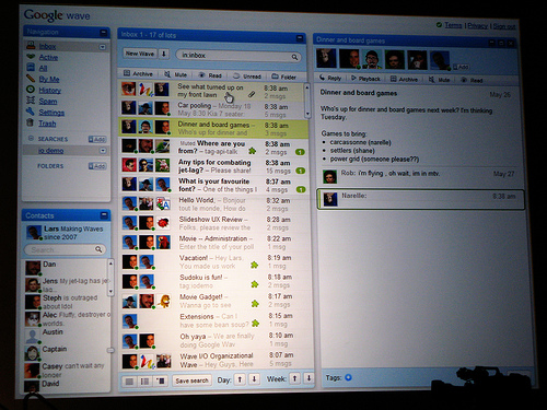 Google Wave demo en Californie