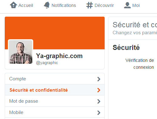 Sécurité et confidentialité Twitter