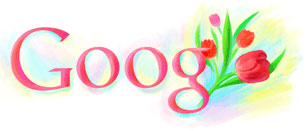 Journée Mondiale de la femme en Russie - google doodle