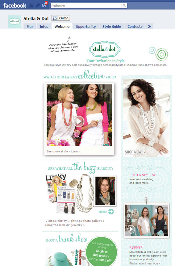 Page Facebook Stella & Dot