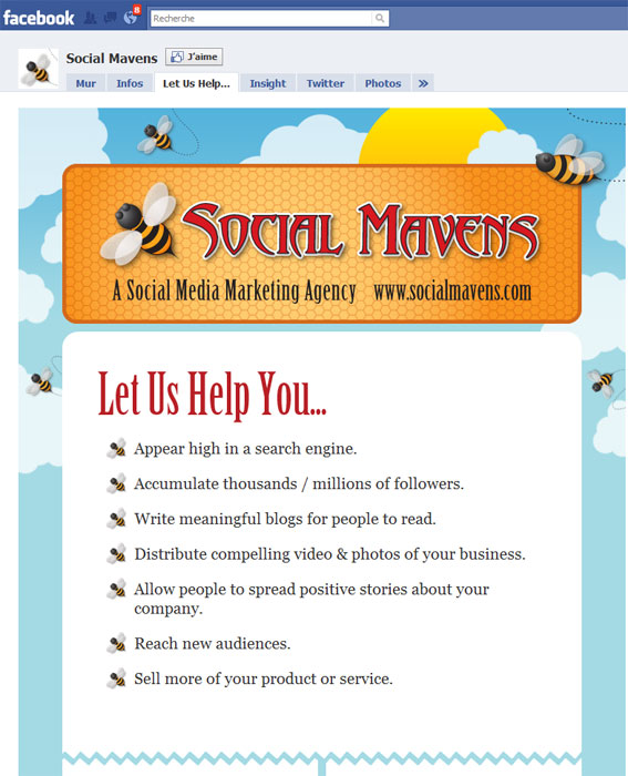 Page Facebook Social Mavens