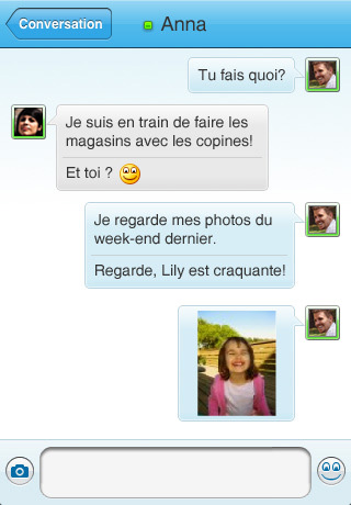 Windows Live Messenger pour iPhone