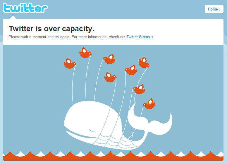 baleine Twitter site indisponible