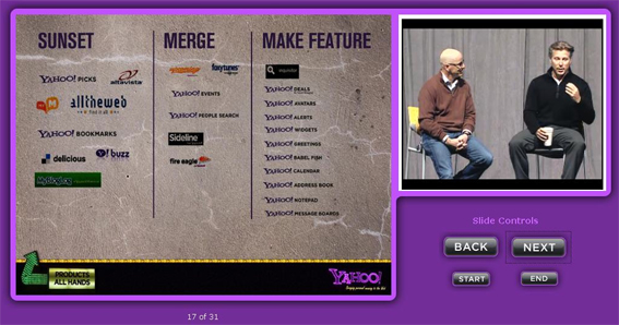 fermeture de sites de Yahoo! 