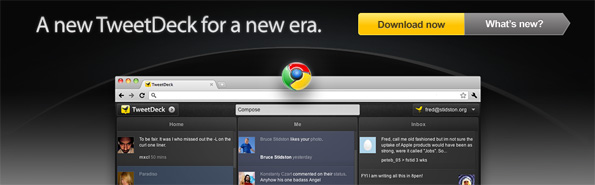 TweetDeck Chrome et TweetDeck Web