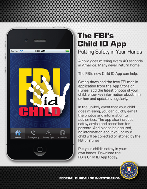 Child ID : application mobile pour signaler l'enlèvement d'enfants