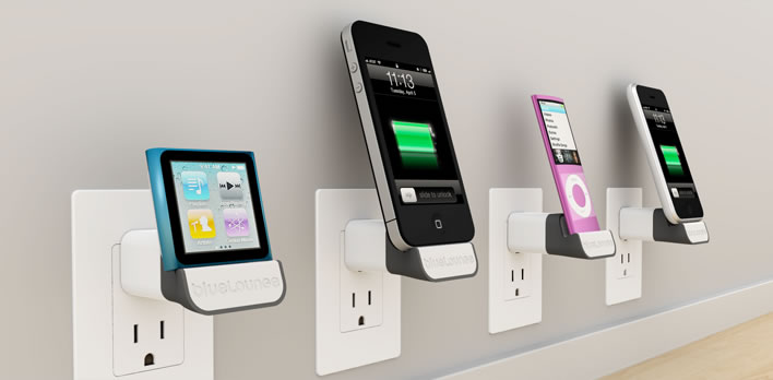 MiniDock: Prise murale sans fil pour iPhone et iPod