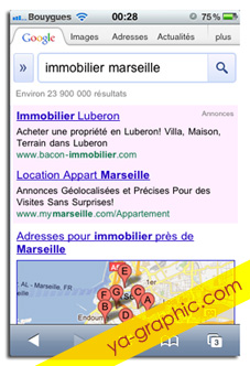 Google AdWords pour les mobiles