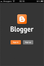 Blogger pour iOs