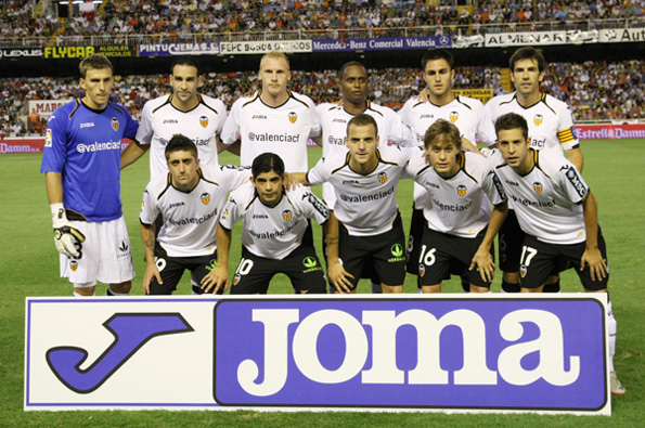 Photo: L'équipe de foot de Valence