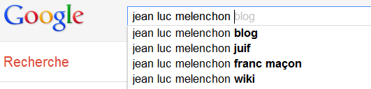 Jean Luc Mélenchon - Suggestions Google