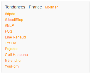 Le hashtag #dpda au top des tendances Twitter