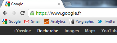 Protocole SSL chez Google.fr