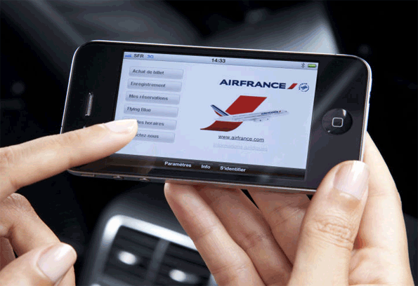 Presse Digitale: Air France sur iPhone