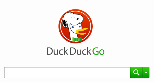 Le canard de DuckDuckGo déguisé en Snoopy
