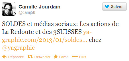 Camille Jourdain sur Twitter