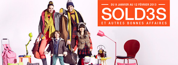 Page Facebook: Soldes chez les 3SUISSES