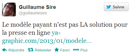 Guillaume Sire sur Twitter