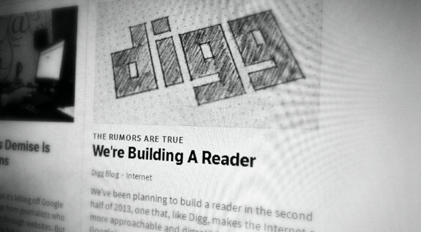 Digg veut créer un nouveau Google Reader