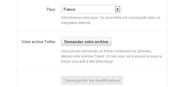 Sauvegarder les archives Twitter