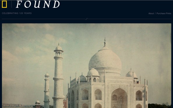 Taj Mahal, 1923 - Archive de National Geographic