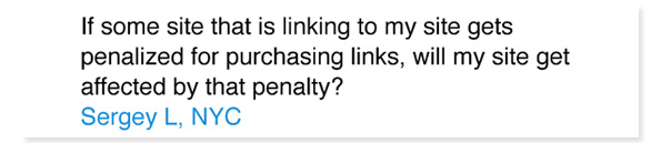 Matt Cutts: la valeur des liens sortants d'un site pénalisé par Google est annulée