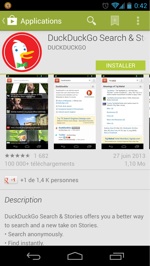 DuckDuckGo pour Android