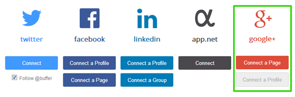 Buffer intègre maintenant Google+