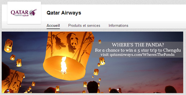 Page entreprise LinkedIn Qatar Airways