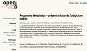 openweb : Responsive Webdesign – présent et futur de l’adaptation mobile