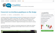 usaddict : Concevoir vos interfaces graphiques en flat design