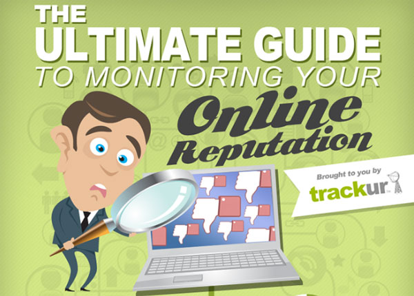 Guide e-réputation par Trackur (infographie)