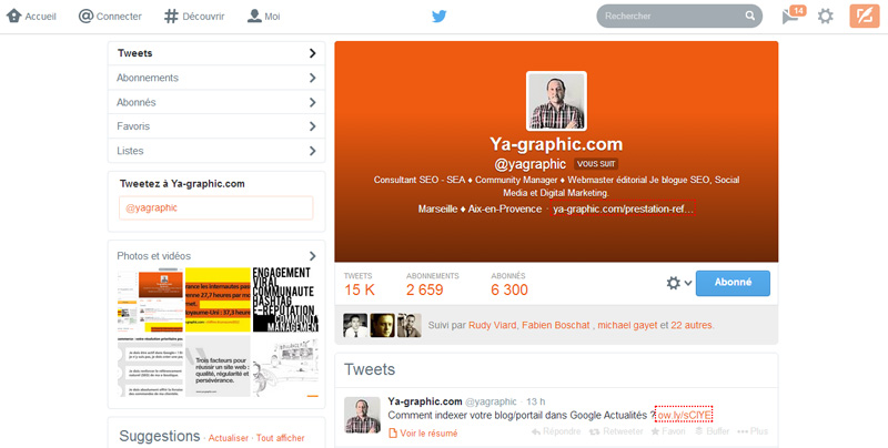 Onglets Twitter de @yagraphic