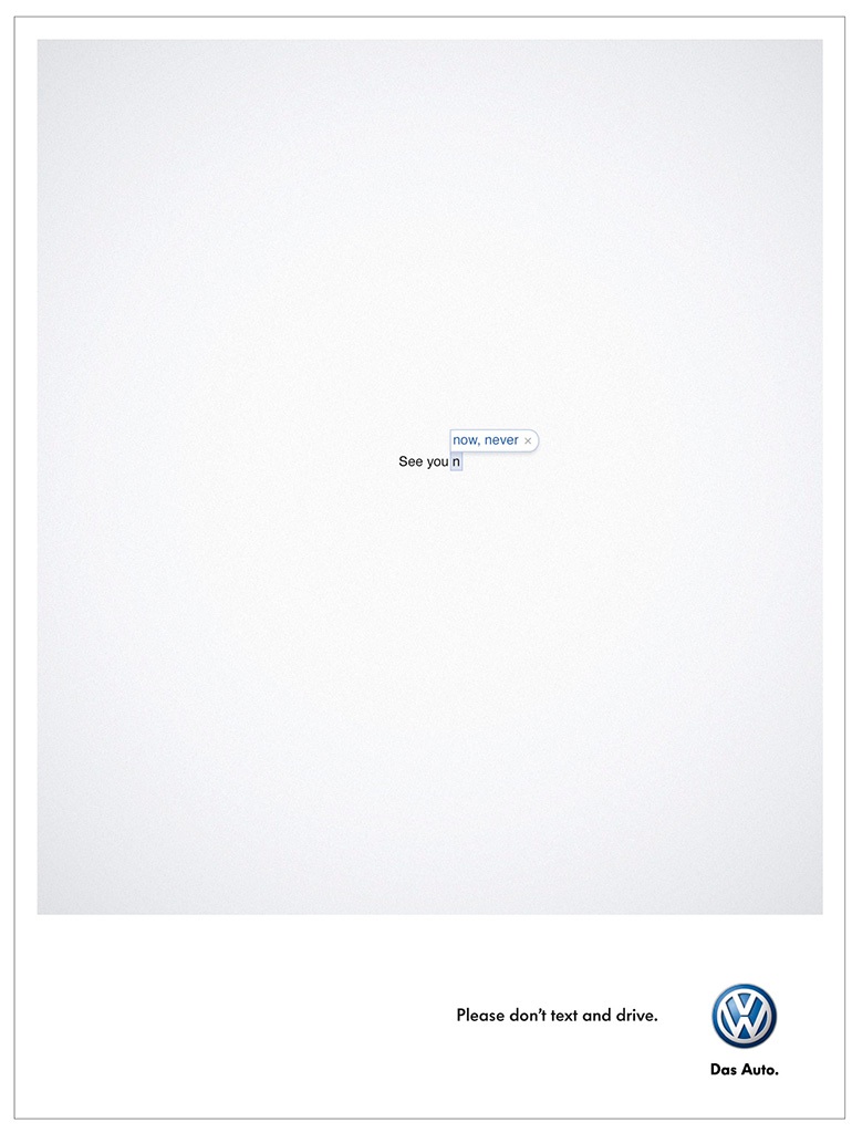 Sécurité routière Volkswagen - Please don't text and drive