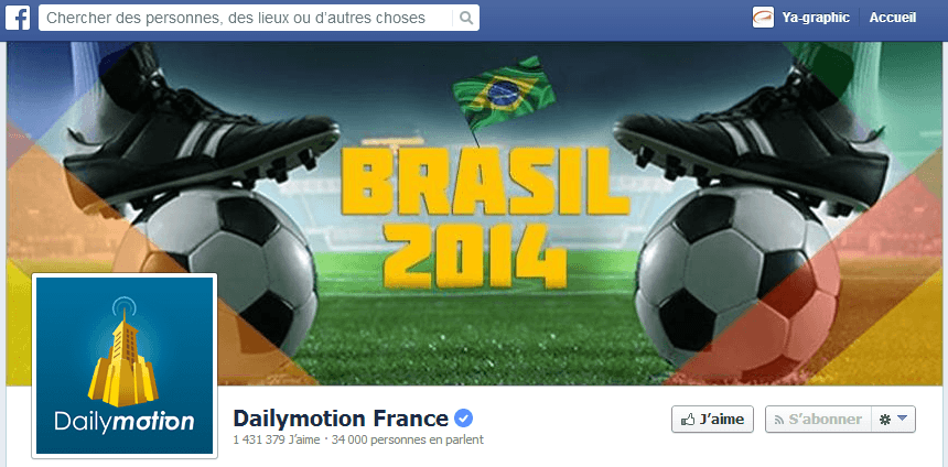 Coupe du Monde 2014 célébrée par Dailymotion France
