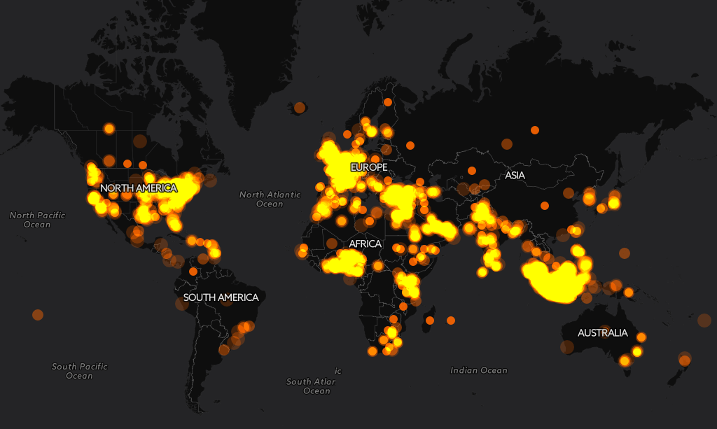 Ramadan 2015 dans le monde (carte)
