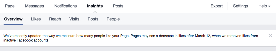 L'annonce de Facebook : mide à jour des Likes le 12 mars 2015