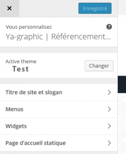 Personnaliser WordPress 4.3