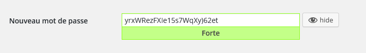 Mot de passe WordPress
