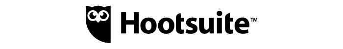 Logo Hootsuite noir