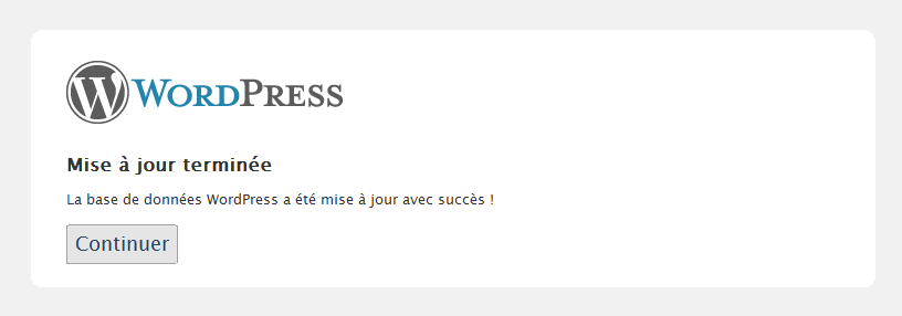 réussir mise à jour automatique wordpress