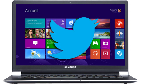 Application Twitter pour Windows 8