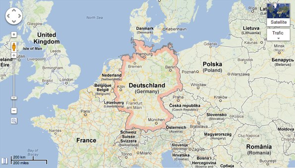 Google Maps Allemagne menacé de fermeture