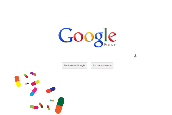 Publicités de médicaments sans ordonnance sur Google