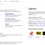 Knowledge Graph de la marque Garmin