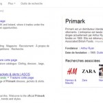 Knowledge Graph de Primark, distributeur irlandais de vêtements.